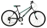 Falcon Vienne Womens' Mountain Bike Black/Teal, 17