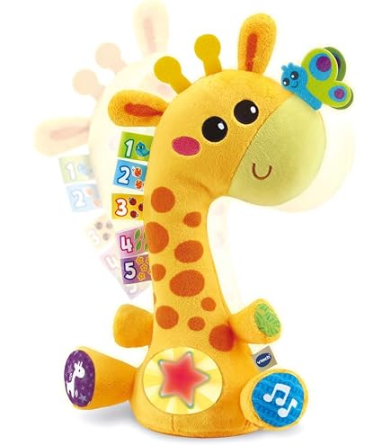 Girafe Musicale Dansante Et Parlante - Jouet Interactif Avec Lumières, Enregistrement Vocal - Rechargeable, Pour Enfants - 5