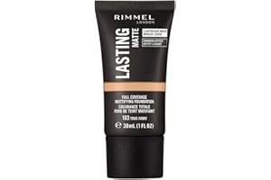 Rimmel Lasting Matte Full Coverage Light-weight Foundation 30ml, 103 True Ivory