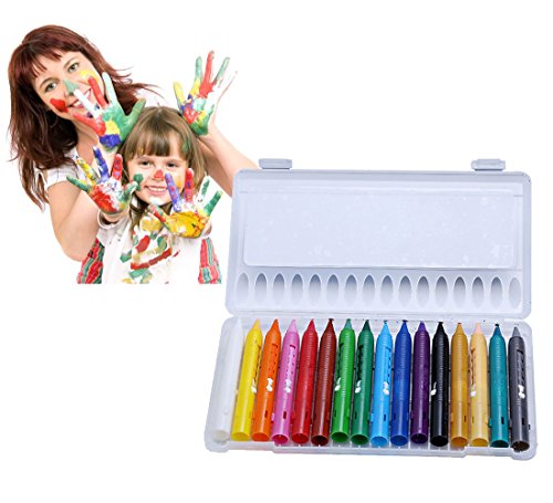 Liying Face Painting Pencils Paints Retractable Crayon Set Washable Oil Pastel Safe for Face and Body 16 Assorted Color Oil Painting