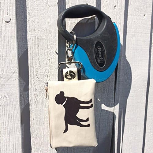 Dog poo bag holder, poo bag dispenser, oilcloth pouch, gift for dog walker, mother's day gift