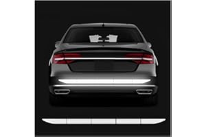 Adunsiaoto Strong Reflective Arrow Decals for Car, Self Adhesive Reflective Safety Warning Tape for Vehicles, Night Warning Reflective Car Sticker for Vehicle Motorcycle Bicycles Truck(White)