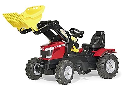Rolly Toys - 61 114 0 - Tracteur À Pédales - Rollyfarmtrac Massey Ferguson 8650 + Pelle Avant - Pneus Souples