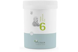 ‎PFLÜGER PFLÜGER Schüßler Salze Nr. 6 Kalium sulfuricum D6 - 1000 Tabletten - Das Salz der Entschlackung - glutenfrei