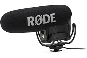 RØDE VideoMic Pro Professional On-camera Shotgun Microphone with High-pass Filter and Pad for Filmmaking, Content Creation and Location Recording, Wired