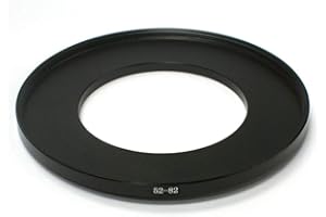 Pixco 52mm-82mm Lens Reversing Ring Step-up Metal Filter Adapter Ring 52mm Lens to 82mm Accessory-52mm Lenses (52mm-82mm)
