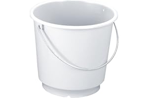 Denox DEN367 Cubo Nordik 12L, Blanco, diámetro 310x280 mm