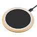 Produktbild Fast Wireless Charger Qi Ladegerät 10W Schnellladegerät für Samsung Galaxy Note 8/5 S8/S8 Plus S7/S7 Edge S6 Edge Plus, Handy Kabellose Ladestation für iPhone X iPhone 8/8 Plus Galaxy S9/S9 Plus (Bamboo)