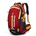 Produktbild OSOPOLA Outdoor Camping Wandern Reisen Wasserfest Rucksack Dick Labtop Schule Tagesrucksack 40L - Rot