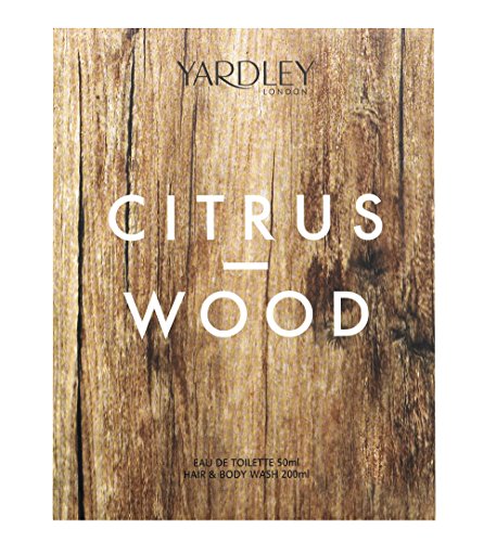 Yardley London Citrus Wood Gift Set contains EDT 50 ml/ Hair and Body Wash 200 ml