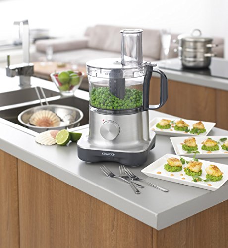Kenwood Multipro Compact FPM260 Kompakt-Küchenmaschine, 750 W, 2,1 l Arbeitsbehälter, 1,2 l Glas-Mixaufsatz - 4