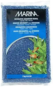 Marina Decorative Aquarium Gravel, 2 kg (Blue)