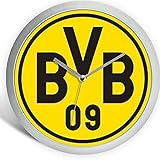 Borussia Dortmund Stylische Wanduhr / Uhr / Wall Clock Ø 25 cm BVB 09