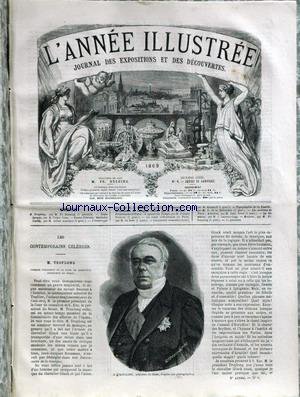 ANNEE ILLUSTREE (L') [No 6] du 21/01/1869 - M. TROPLONG - 1E PRESIDENT DE LA COUR DE CASSATION - GRANDS TRAVAUX DU SIECLE - LA ROUTE DE TREBIZONDE A ERZEROUM EN PERSE.