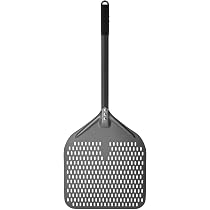 Pizzaschaufel Aus Edelstahl 304 – 22,9 Cm Perforiert, 142 Cm Lang, Mit Alugriff Für Pizzaöfen & Grill