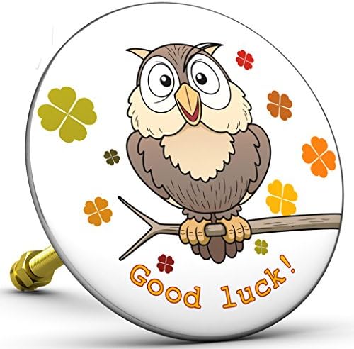 Bath Pop Owl / Owl Good Luck Bath Plug / Stopper for Bath Waste Plug, 4524