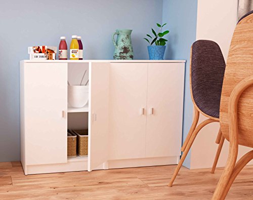 Armario bajo de cocina con 2 puertas de 60 cm de ancho, Samblo Senchi