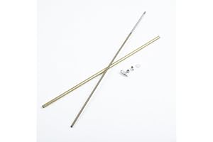 LIOAEUST RC Boat 4mm CW/CCW Flex Cable Flexible Shaft 350mm Prop Nut Drive Dog Integrated Flexible Shaft Set(350mm-CCW)