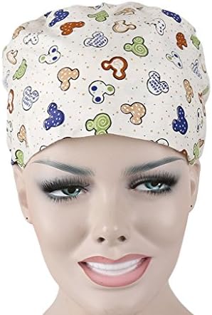 Nothar Bouffant Surgical Scrub Hat Cap Many Fabric Choices