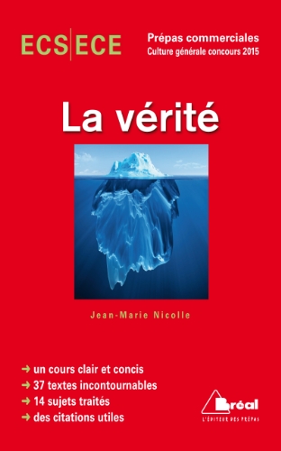 Télécharger Thème de culture générale HEC 2015 - La vérité PDF