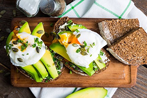 8 Stück Eier Pochierer Silikon Set für Pochierte Eier, Premium Dicke Silikon Ei Poachers in 8 hellen Farben. - 5