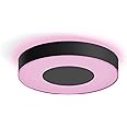 Philips Hue White and Color Ambiance Infuse, Plafoniera Smart, Grande, Bluetooh, 52.5 W, o tramite app, Nera