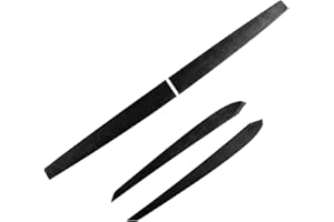 Alfanxi Copertura per cruscotto e pannello interno della portiera anteriore, copertura per bracciolo in alcantara e materiale ABS, compatibile con Tesla Model Y/3 (A3, cruscotto e portiera)