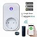 Produktbild Wifi Smart Steckdose ( Funktioniert mit Amazon Alexa [Echo, Echo Dot] ) Funk WLAN Switch Socket Smartphone Steuerung für IOS und Android für Haus und Büro Ferngesteuert