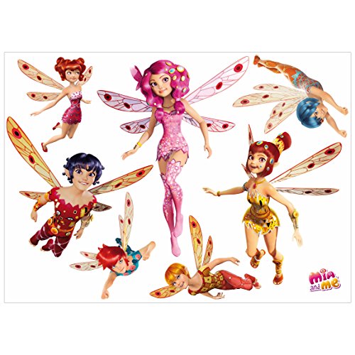 Wandtattoo Mia and Me – Mia und die Elfen von Centopia Wandtatoo Wandsticker Kinderzimmer Mädchen Einhörner, Größe: 40cm x 55cm - 4