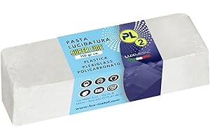 Lux Metal - Pâte Abrasive Fin PL2 150 gr Oxyde de Cérium pour Plastique, Plexiglas, Polycarbonate - Polissage Fin, Enlèvement des Rayures, Renouvellement de Phares