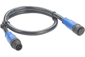 NMEA 2000 N2K Backbone IP67 Micro-Change M12 A Code 5 stift hane till hona för sensor av aktuator Canbus Garmin Lowrance Simrad B&G Navico DeviceNet CANOpen CanBus (3 m)