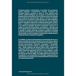 El lenguaje jurídico y administrativo en el ámbito de la extranjería/ Legal and administrative language in