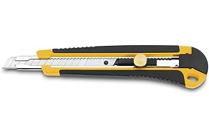 3 CLAVELES Cutter METÁLICO Nylon Profesional Con RUEDA HOJA 9 MM - 3 HOJAS 3C