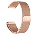 Produktbild Knowin Uhrenarmband Sport Milanese Magnetic Loop Edelstahlarmband für Fitbit Versa Lite mit Schnellverschluss Ersatzarmband Fitness Tracker Band