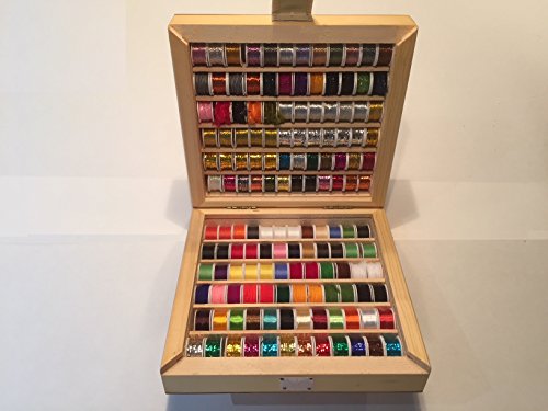 144 carretes de hilos de amarre de mosca