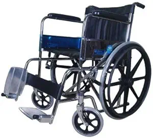 Karma Metal Foldable Wheel Chair with Mag Wheels