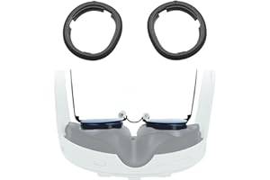 Baomaeyea Glasses Spacer for Meta Quest 3,Anti-Scratch Lens Frame Protector Compatible with Quest 3,Glasses Spacer Protector VR Headset Accessories (Black)