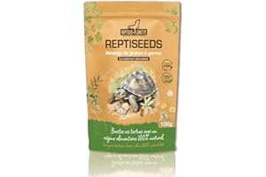 Reptiles Planet - Reptiseeds - Mélange de Graines à Germer pour Tortue Terrestre - 100g