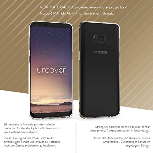 Urcover Funda Galaxy S8 Carcasa Mejorada Samsung Galaxy S8 Cover 360 Grados Carga inal mbrica Qi Case Transparente - Champa a Oro Urcover Funda Galaxy S8 Carcasa Mejorada Samsung Galaxy S8 Cover 360 Grados Carga inal mbrica Qi Case Transparente - Champa a Oro