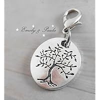 1 Charm LebensBaum Karabiner Anhänger