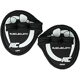 MuscleCloth Grip Pads Fitness Eldiveni Siyah