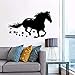 Produktbild Running Horse Wandtattoo Home Dekoration Pferd Zeichnung Silhouette Vinyl Wandaufkleber Abnehmbare Pferd Tier Tapete 68x42CM