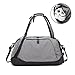 Produktbild Teepao wasserabweisend Sport Gym Reisen Weekender Duffel Bag mit Schuhfach für Damen und Herren Grey 1816