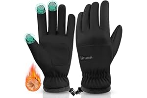 ‎IHUAN ihuan Thermo Fahrradhandschuhe Herren Damen -Warme WinterHandschuhe Touchscreen Wasserdicht Winddicht rutschfest Sporthandschuhe für Radfahren, Laufen, Skifahren, Wandern