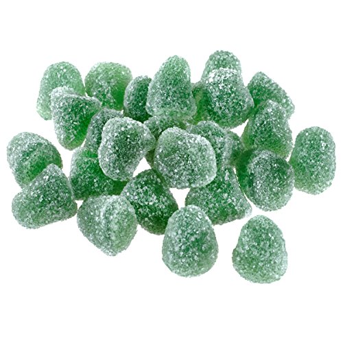 Fruchtgummi Menthol Eukalyptus-Hütchen – 1kg Box