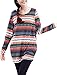 Move&Moving(TM) Women Long Sleeved Pullover Zig-Zag Knit Tunic Shirt