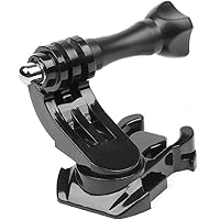 Yantralay School Of Gadgets 360 Degree Rotatable J-Hook Buckle Base Vertical Surface Mount Adapter Compatible with Gopro Hero 8/7/6/5, Yi, SJCAM & Other Action Cameras