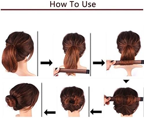 MLMSY Women Hair Styling Disk Beautiful Donut Bun Maker Former Foam French Twist Hairstyle Clip DIY Tool Doughnuts Hair Bun Make