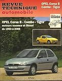 Image de Revue technique automobile : Opel corsa B, combo, tigra, moteurs essence et diesel de 1993 à 2000.