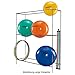 Produktbild Ballregal Basismodul für 6-9 Bälle Standregal für Sporthallen Physiotherapie